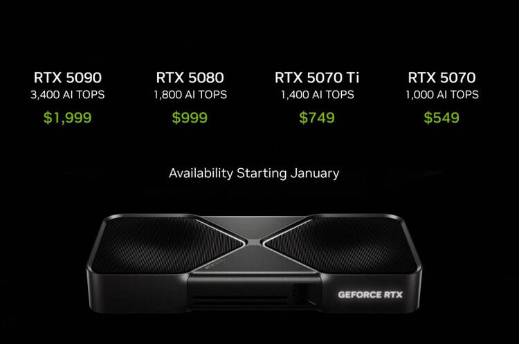 Nvidia представила серию видеокарт GeForce RTX 50 для ноутбуков, включая RTX 5090.