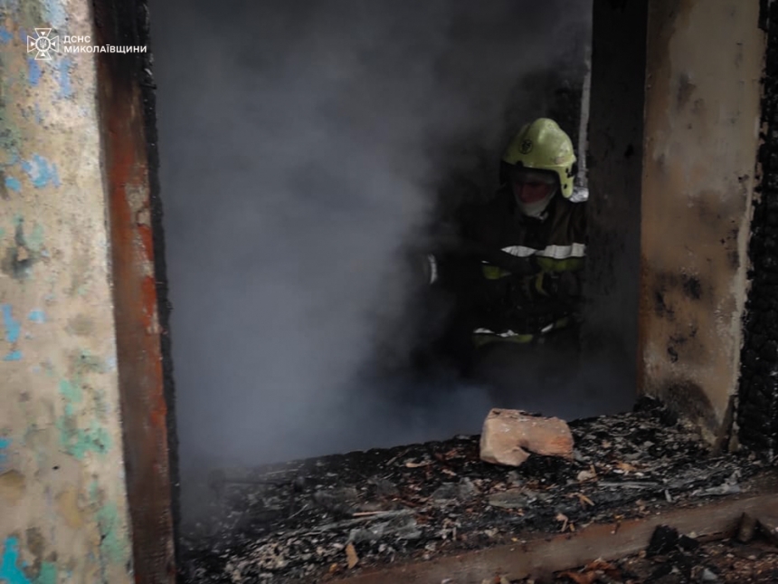 В Николаевской области горел жилой дом – погибла женщина