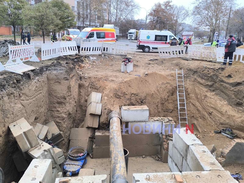 ЧП на строительстве водовода в Николаеве: громкий взрыв, ранен рабочий